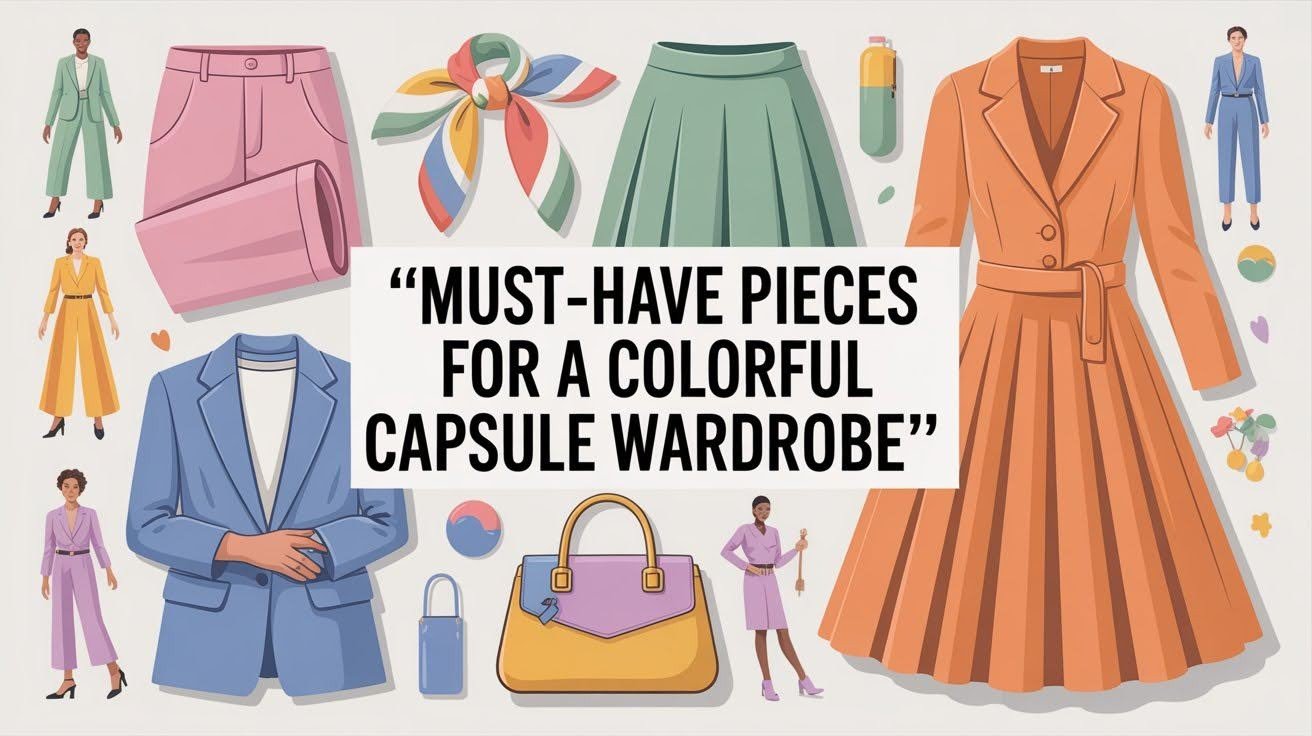 13 Must-Have Pieces for a Colorful Capsule Wardrobe