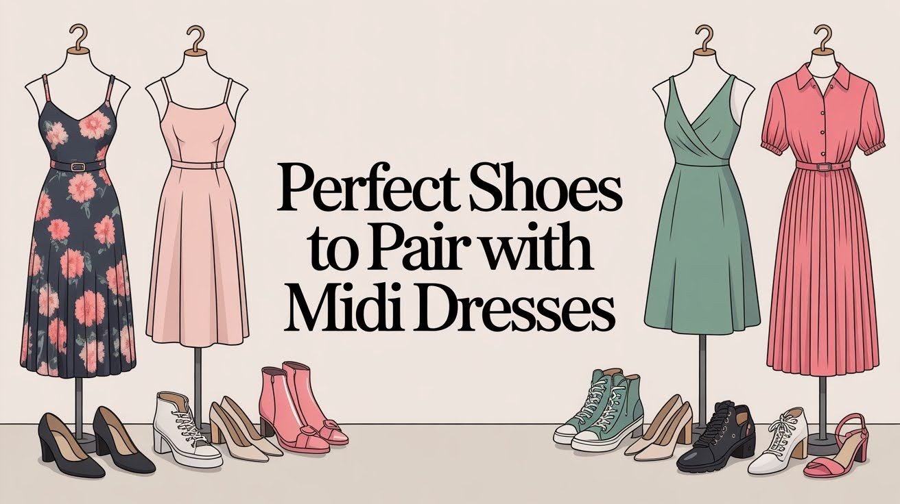 13 Perfect Shoes to Pair with Midi Dresses