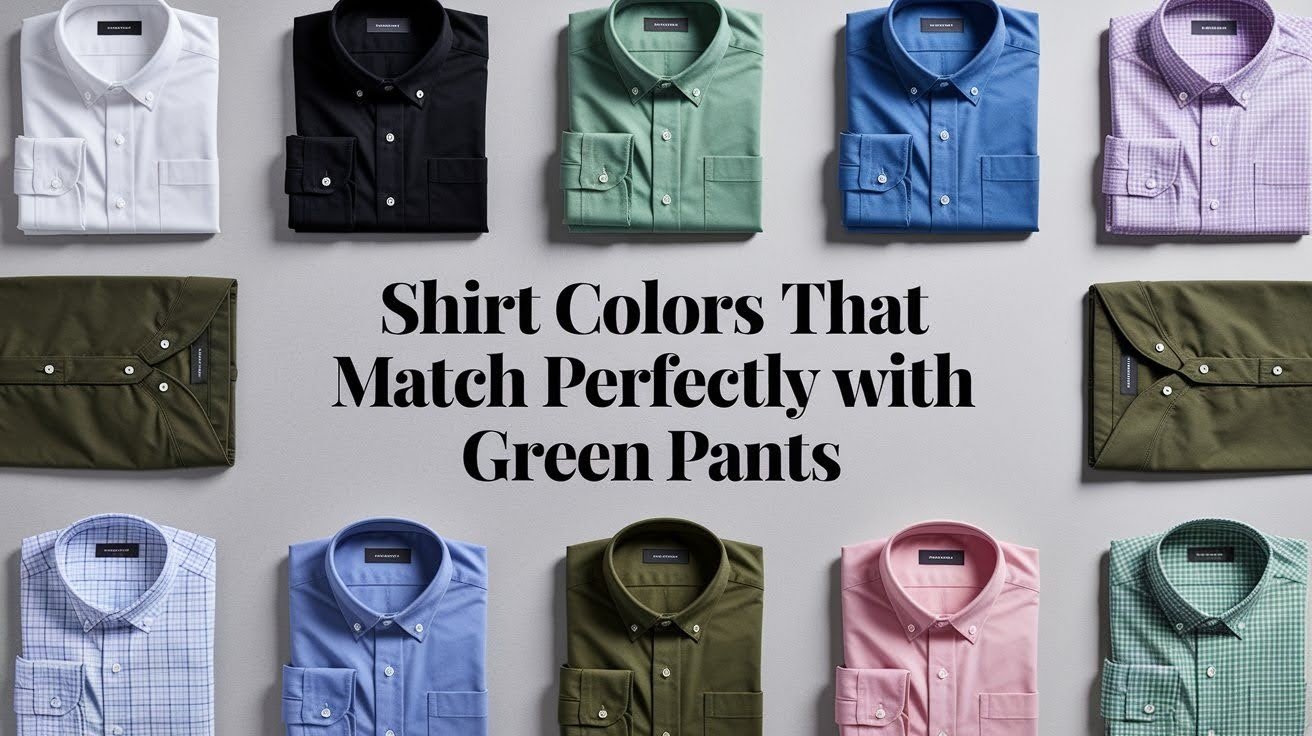 15 Shirt Colors That Match Perfectly with Green Pants