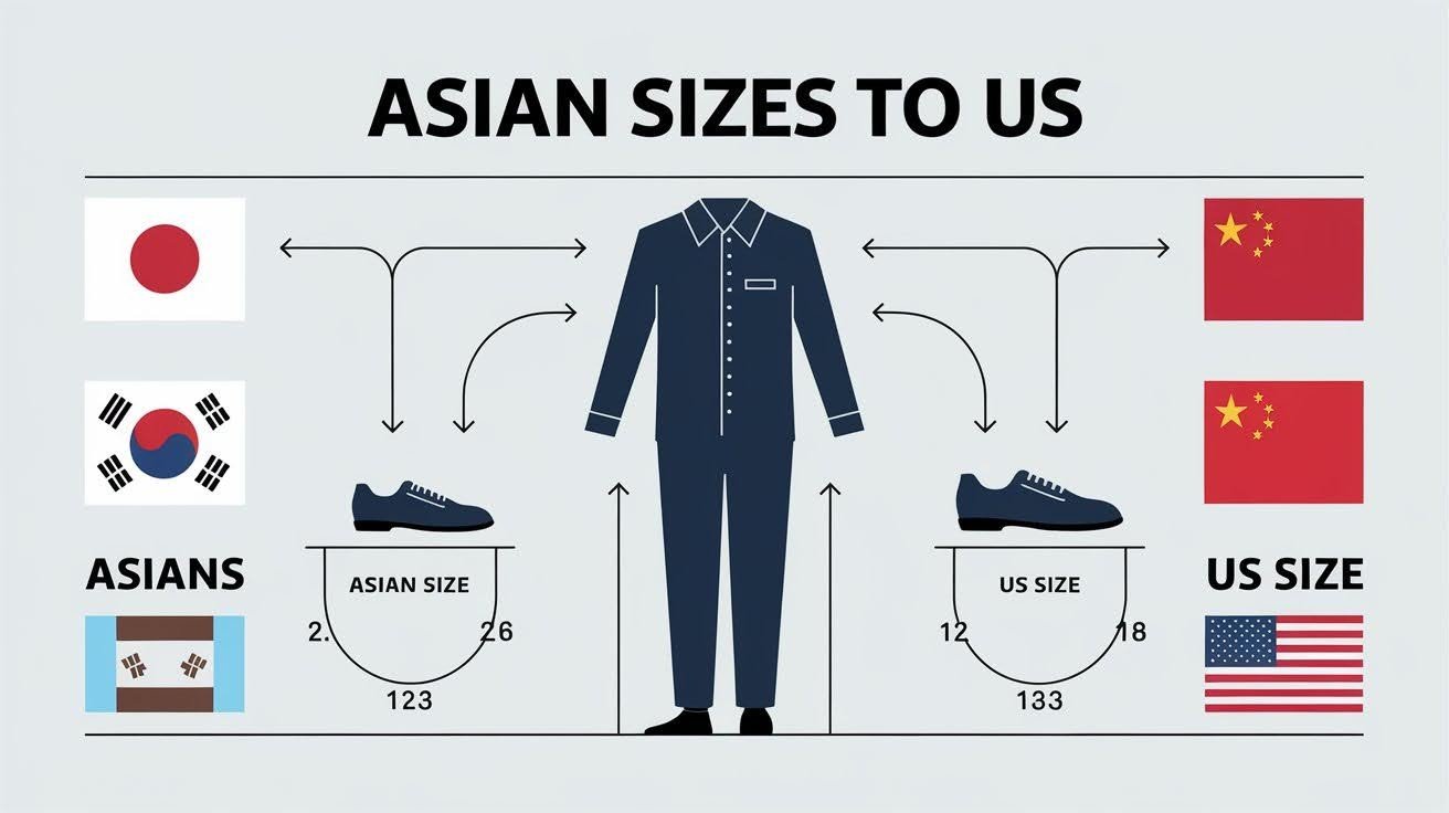 Asian Sizes to US