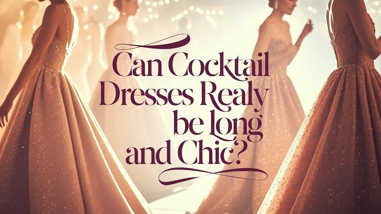 Can Cocktail Dresses Really Be Long and Chic