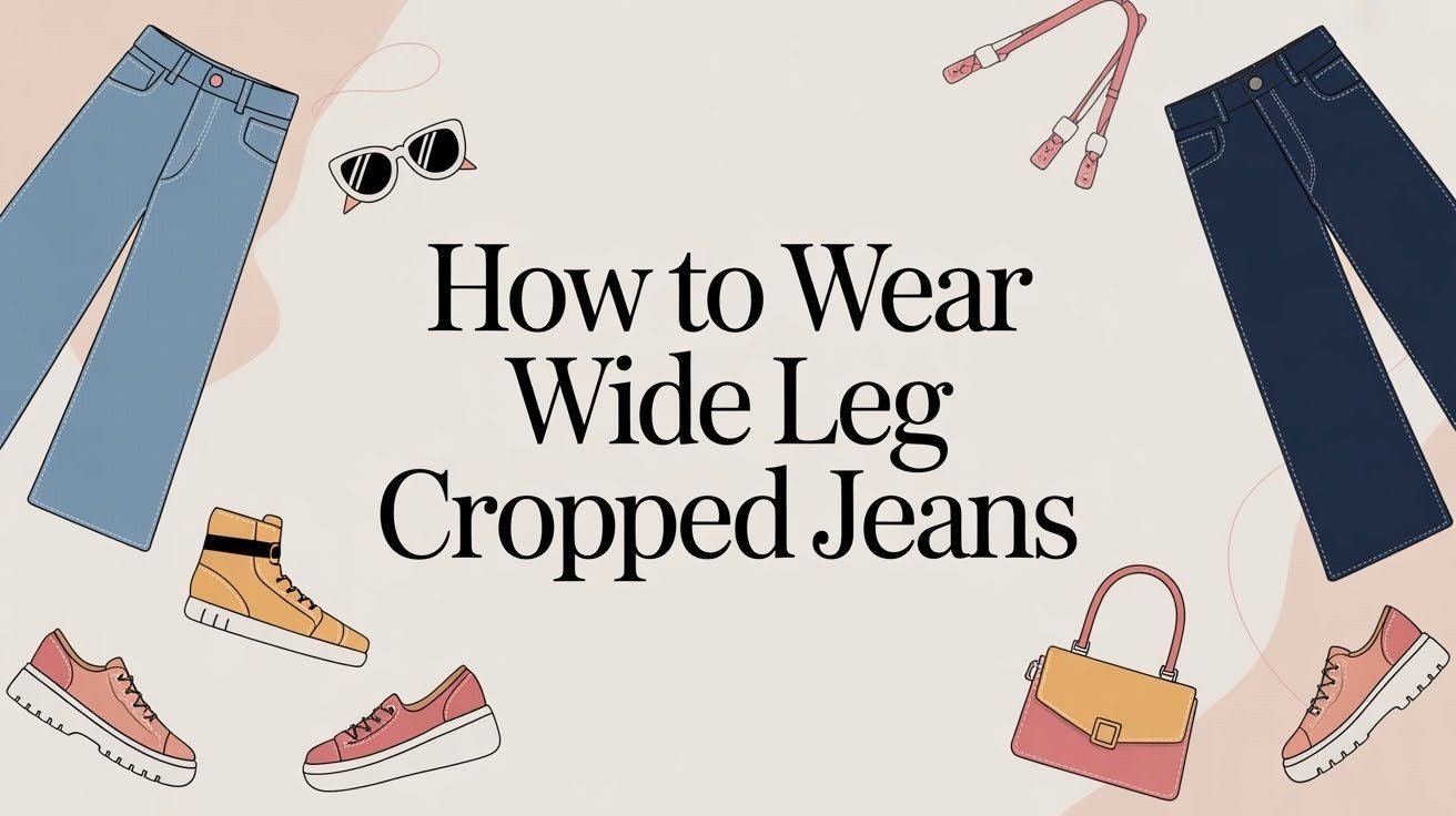 How To Wear Wide Leg Cropped Jeans