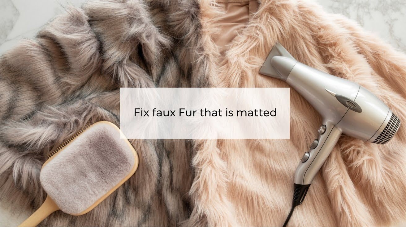 How to Fix Faux Fur That is Matted