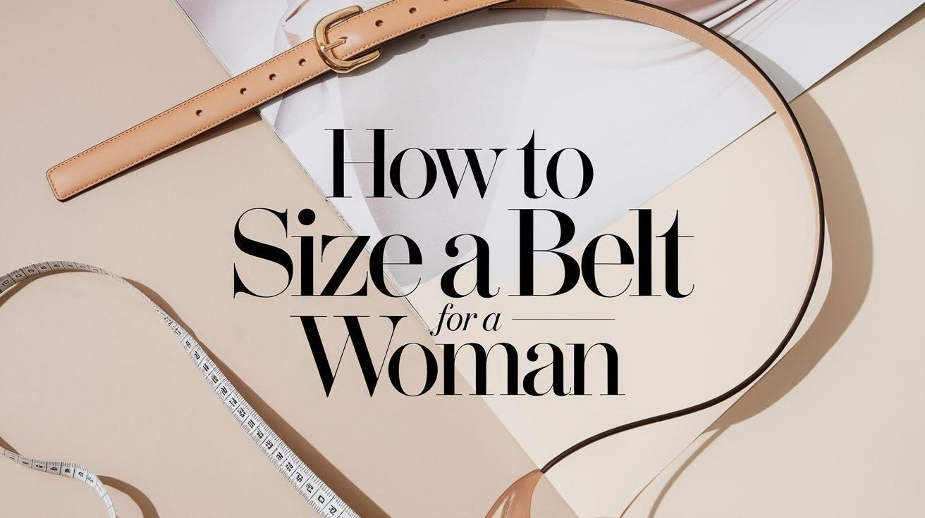 How to Size a Belt for a Woman