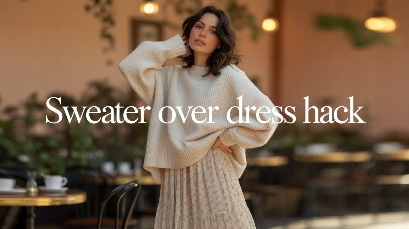 Master the Sweater Over Dress Hack in 5 Easy Steps