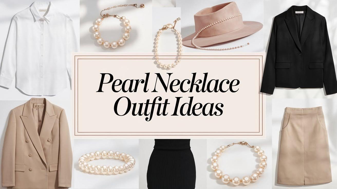 Pearl Necklace Outfit Ideas