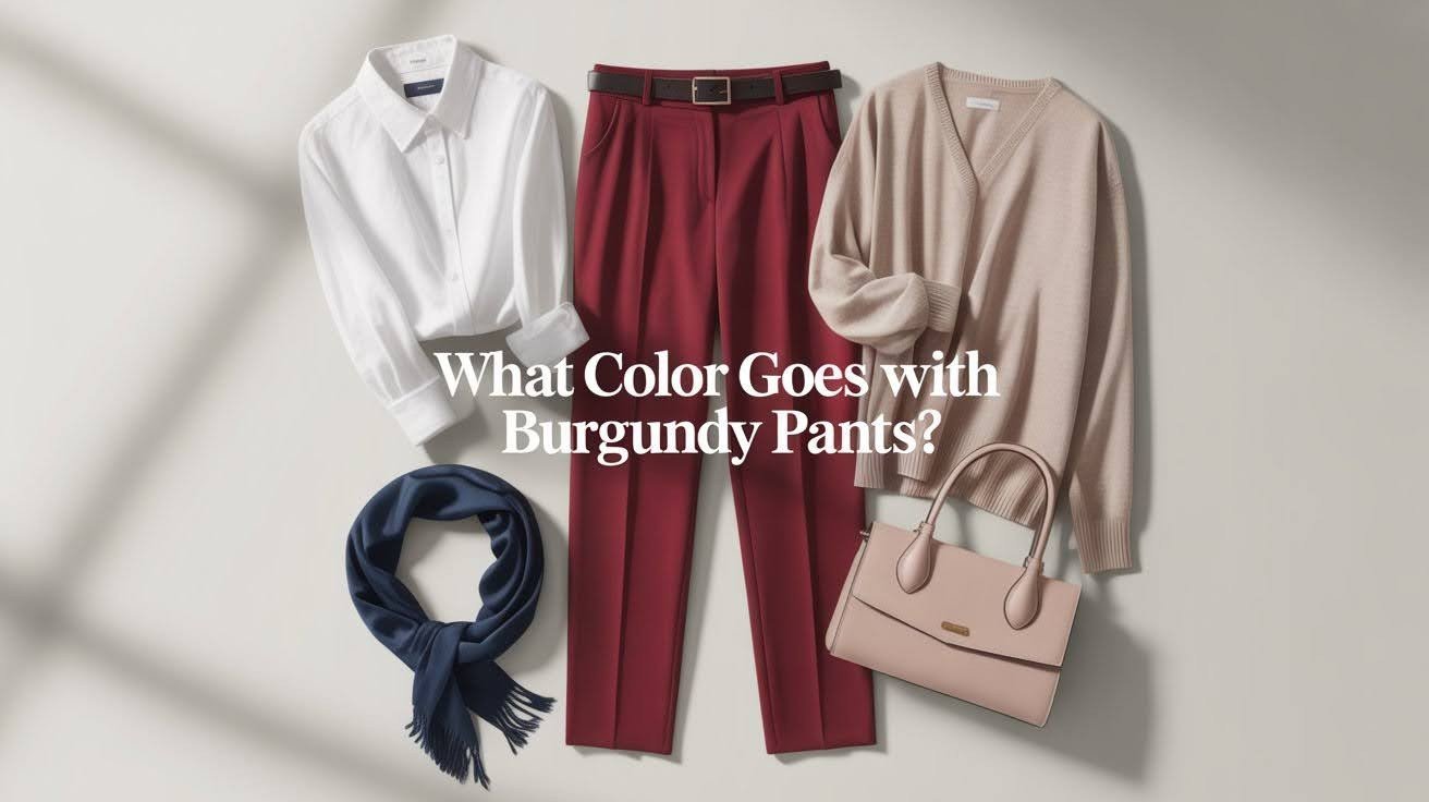 What Color Goes with Burgundy Pants
