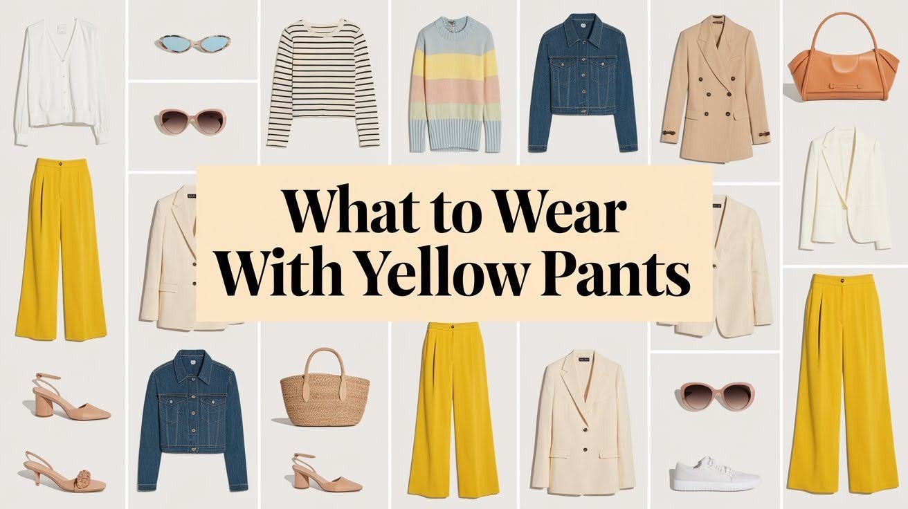 What To Wear With Yellow Pants